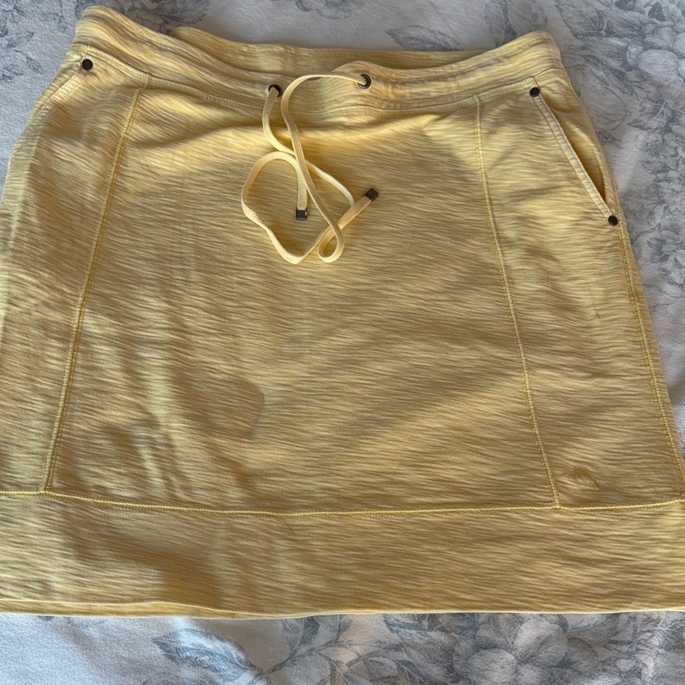 Tommy Bahama Yellow Cotton Skirt